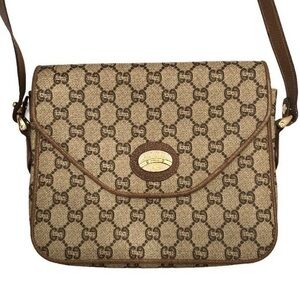 Gucci GG brown plus vintage rare crossbody messenger bag RARE trades accepted